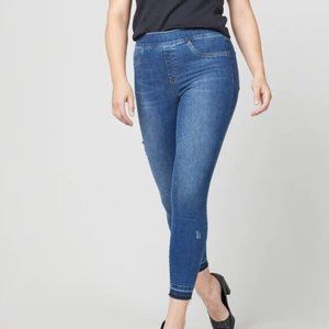 SPANX DISTRESSED SKINNY JEANS JEGGINGS  STRETCH HIGH RISE SLIM SHAPING  XS NEW